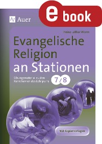 Cover Evangelische Religion an Stationen Klasse 7 u. 8