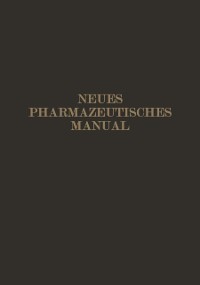 Cover Neues Pharmazeutisches Manual