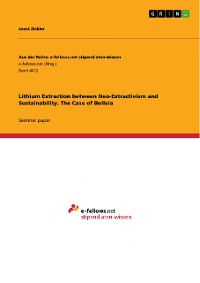 Cover Lithium Extraction between Neo-Extractivism and Sustainability. The Case of Bolivia