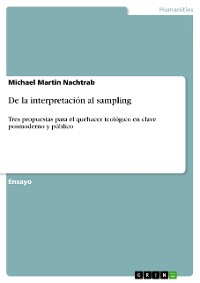 Cover De la interpretación al sampling