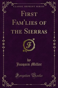 Cover First Fam'lies of the Sierras