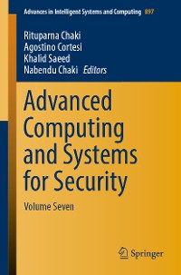 Cover Advanced Computing and Systems for Security