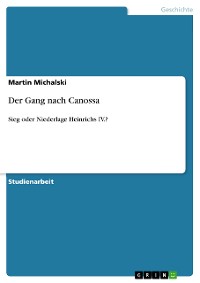 Cover Der Gang nach Canossa