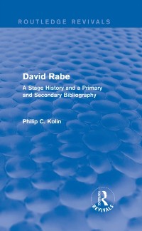 Cover Routledge Revivals: David Rabe (1988)