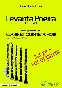 Cover Levanta Poeira - Clarinet Quintet/Choir score & parts