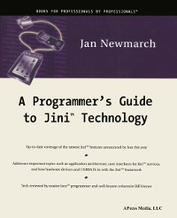 Cover Programmer's Guide to Jini Technology
