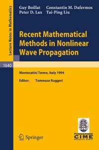 Cover Recent Mathematical Methods in Nonlinear Wave Propagation