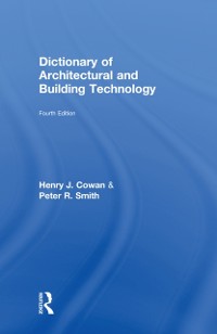 Cover Dictionary of Architectural and Building Technology