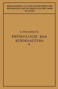 Cover Physiologie des Kindesalters