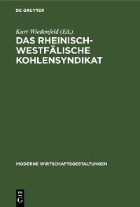 Cover Das Rheinisch-Westfälische Kohlensyndikat