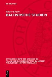 Cover Baltistische Studien