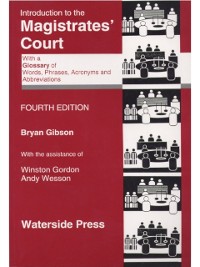 Cover Introduction to the Magistrates Court