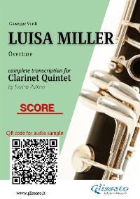 Cover Clarinet Quintet Score of "Luisa Miller"