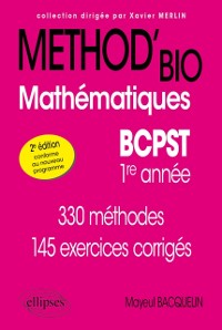 Cover Mathématiques BCPST-1re année - 2e édition conforme au nouveau programme