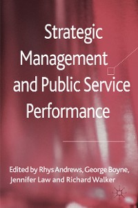 Cover Strategic Management and Public Service Performance