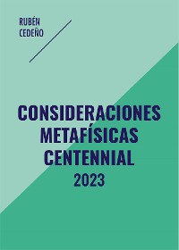 Cover Consideraciones Metafísicas Centennial