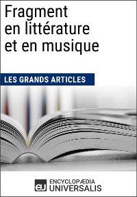 Cover Fragment en littérature et en musique