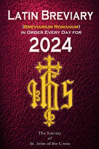 Cover Latin Breviary (Breviarium Romanum) Every Day, in Order for 2024