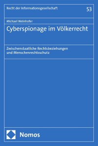 Cover Cyberspionage im Völkerrecht