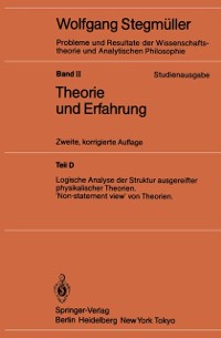 Cover Logische Analyse der Struktur ausgereifter physikalischer Theorien ‘Non-statement view’ von Theorien