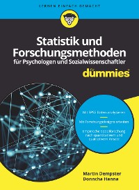 Cover Statistik und Forschungsmethoden für Psychologen und Sozialwissenschaftler für Dummies