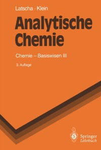 Cover Analytische Chemie