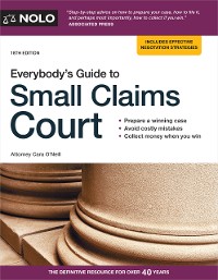 Cover Everybody's Guide to Small Claims Court