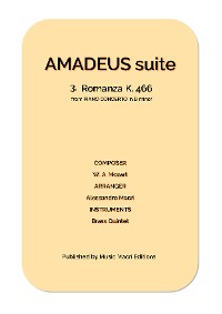 Cover AMADEUS suite - 3. Romanza K. 466 from PIANO CONCERTO in D minor