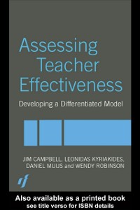 Cover Assessing Teacher Effectiveness