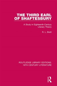 Cover The Third Earl of Shaftesbury