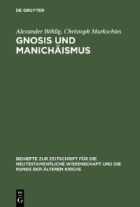 Cover Gnosis und Manichäismus