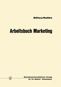 Cover Arbeitsbuch Marketing
