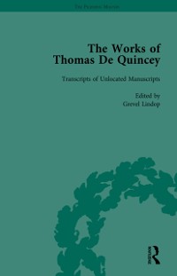 Cover The Works of Thomas De Quincey, Part III vol 21