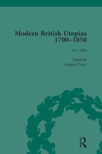 Cover Modern British Utopias, 1700-1850 Vol 6