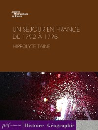 Cover Un séjour en France de 1792 à 1795