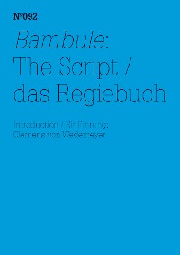 Cover Bambule: Das Regiebuch