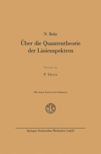 Cover Über die Quantentheorie der Linienspektren