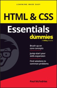 Cover HTML & CSS Essentials For Dummies