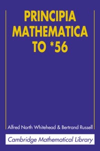 Cover Principia Mathematica to *56