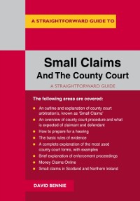 Cover Straightforward Guide To Small Claims And The County Court