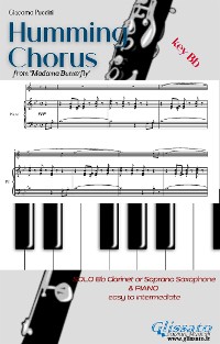 Cover Humming Chorus - Bb Clarinet/Sax and Piano (Key Bb)