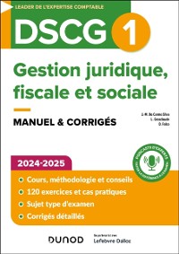 Cover DSCG1 - Gestion juridique, fiscale et sociale - Manuel 2024-2025