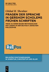 Cover Fragen der Sprache in Gershom Scholems frühen Schriften