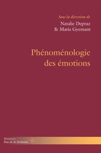 Cover Phénoménologie des émotions