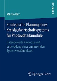 Cover Strategische Planung eines Kreislaufwirtschaftssystems für Photovoltaikmodule