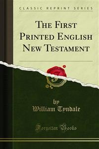 Cover The First Printed English New Testament