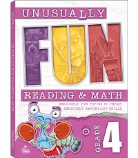 Cover Unusually Fun Reading & Math eBook (PDF), Grade 4