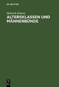 Cover Altersklassen und Männerbünde