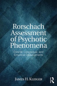 Cover Rorschach Assessment of Psychotic Phenomena