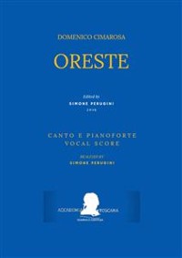Cover Oreste (Canto e pianoforte - Vocal Score)